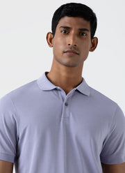 Men's Piqué Polo Shirt in Lavendar
