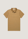 Men's Classic Jersey Polo Shirt in Walnut