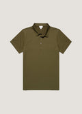 Men's Classic Jersey Polo Shirt in Deep Olive