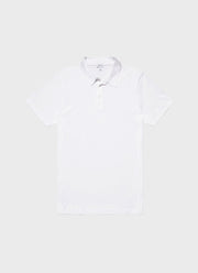 Men's Jersey Classic Polo Shirt in White