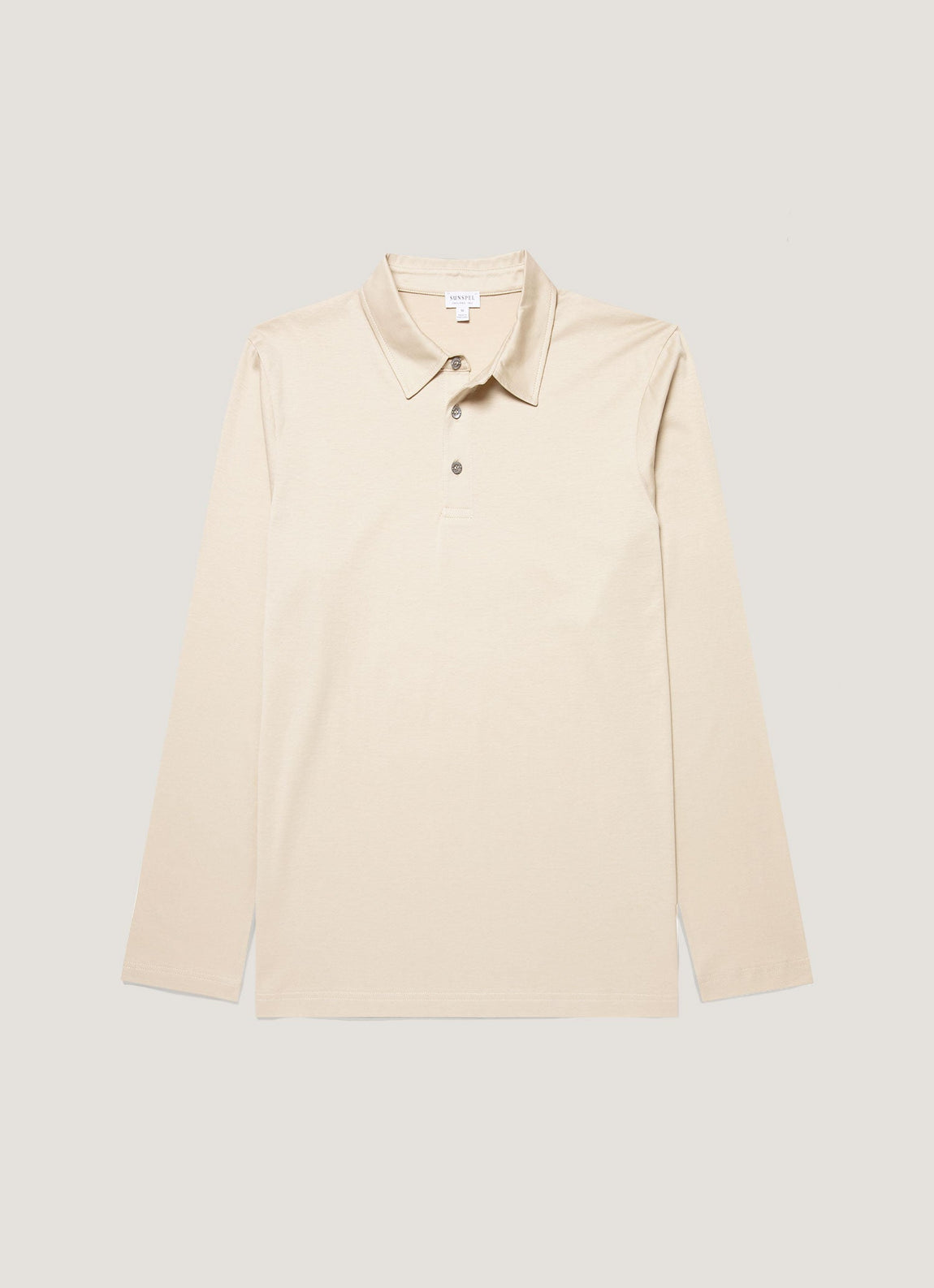 Men's Long Sleeve Classic Jersey Polo Shirt in Hazelwood