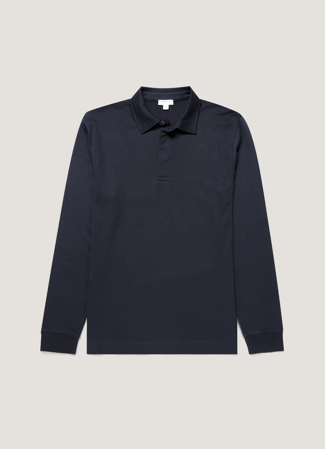 Men's Heavyweight Rugby Polo Shirt in Midnight Navy