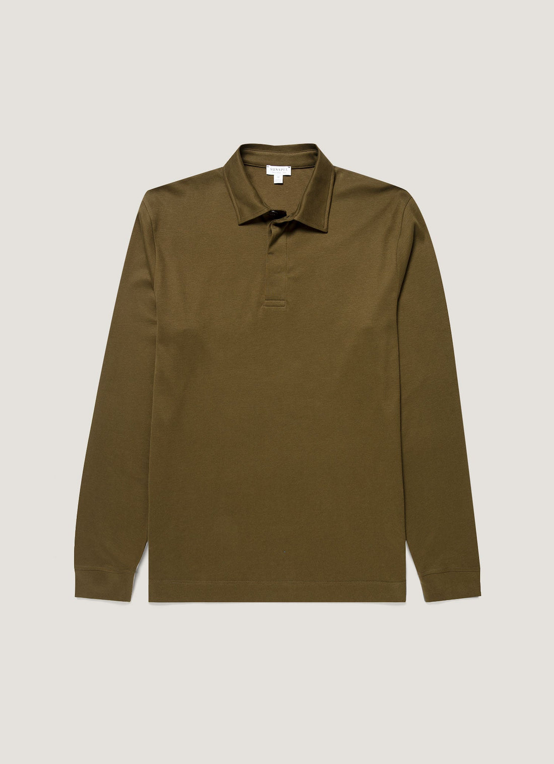 Men's Heavyweight Rugby Polo Shirt in Loden Green
