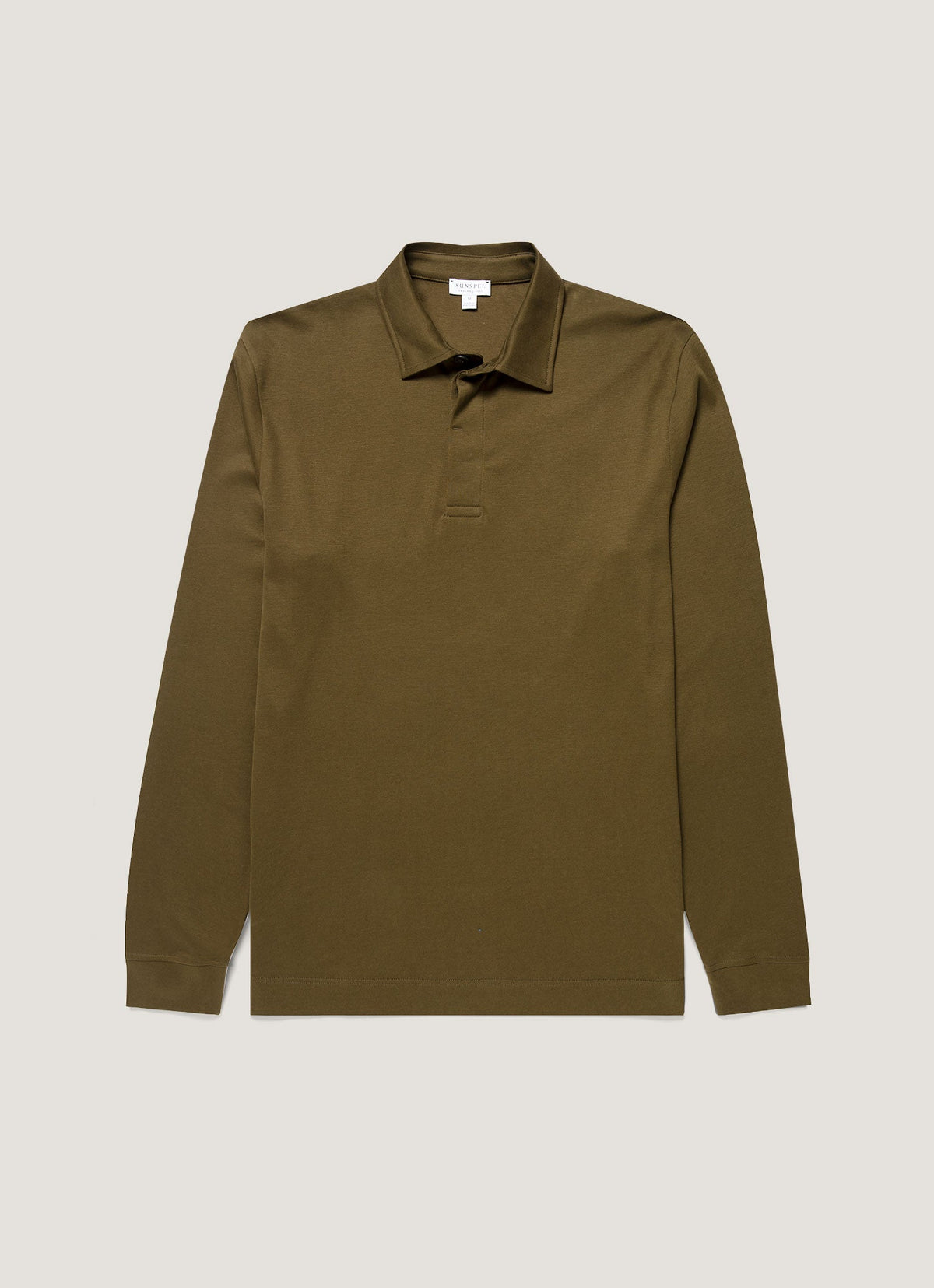 Men's Heavyweight Rugby Polo Shirt in Loden Green