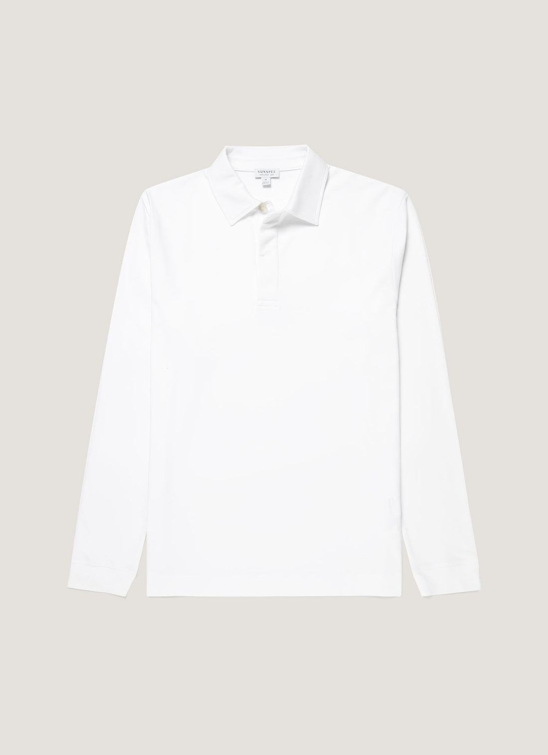 Men's Heavyweight Rugby Polo Shirt in White