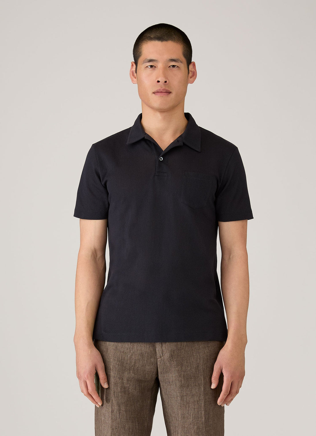 Polo Riviera en coton Sea Island