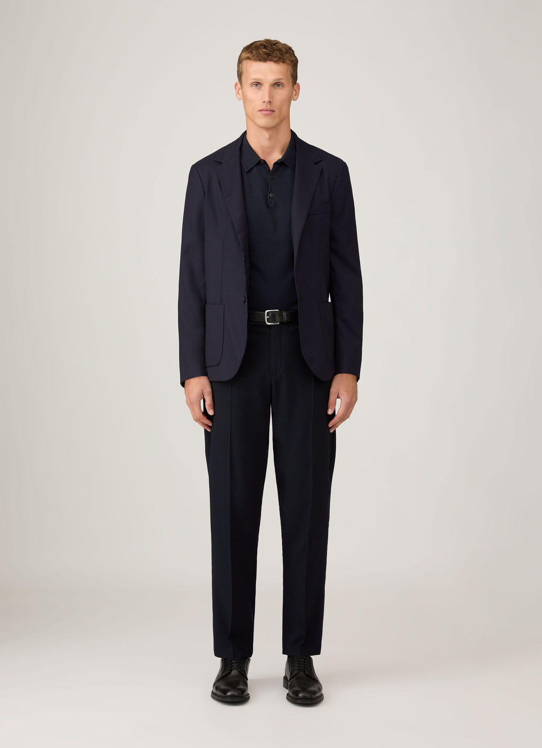 Sea Island Cotton Knit Polo Shirt
