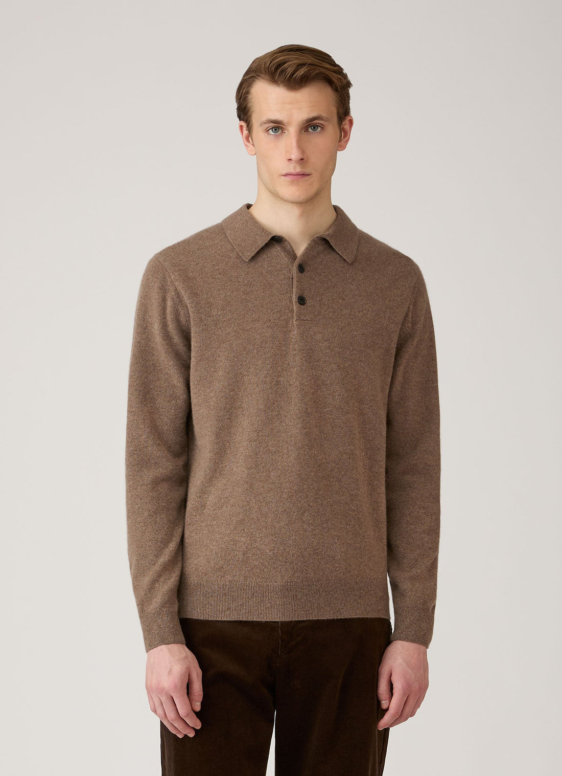 Cashmere Knitted Polo Shirt