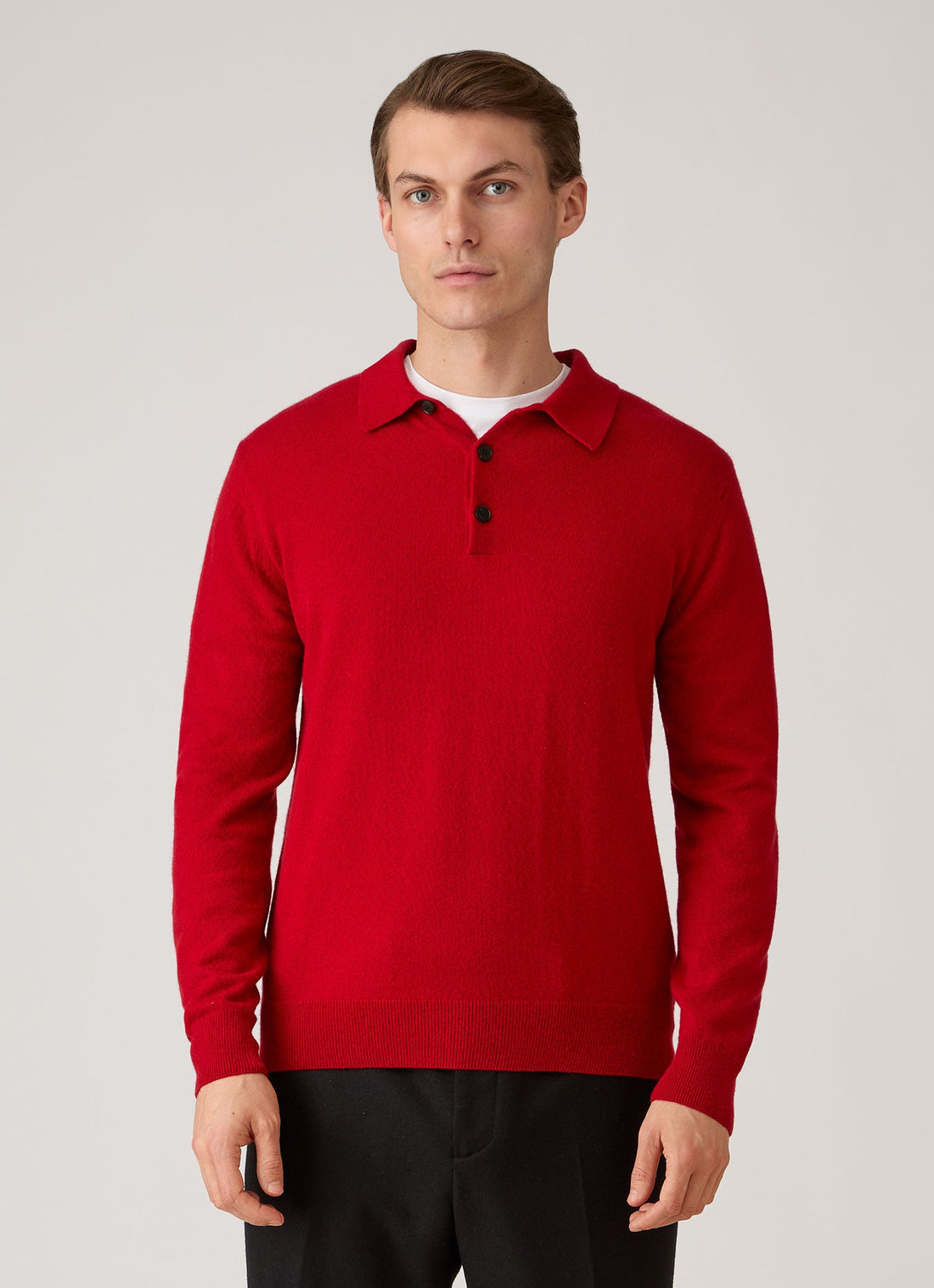 Cashmere Knitted Polo Shirt