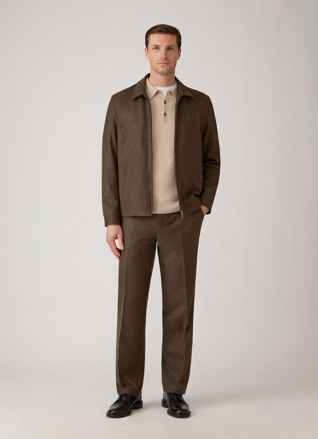 Cashmere Knitted Polo Shirt