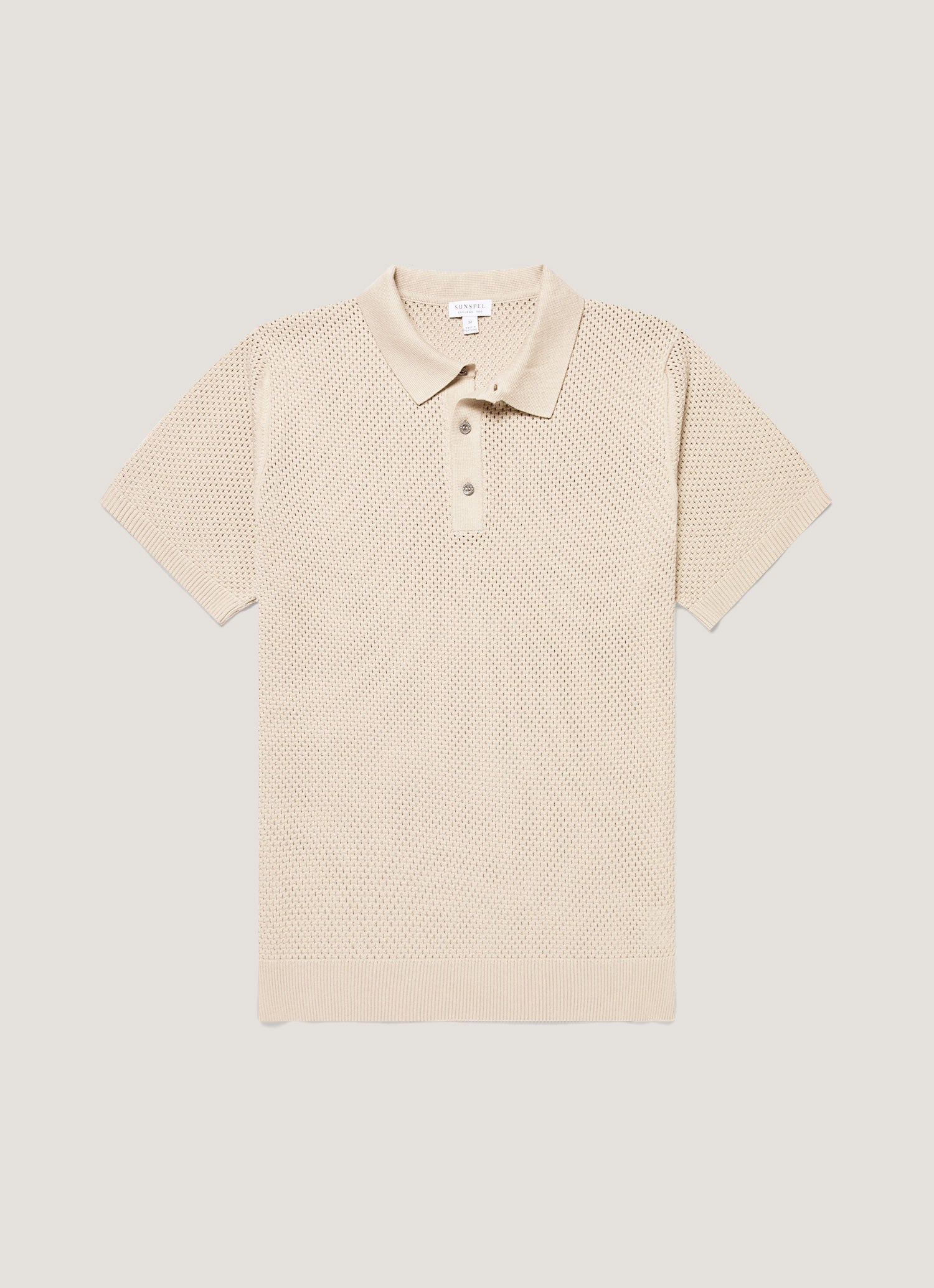 Men's Cotton Mesh Polo in Hazelwood
