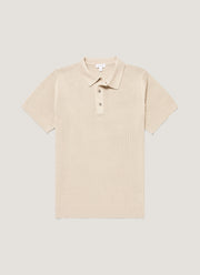 Men's Cotton Mesh Polo Shirt in Hazelwood