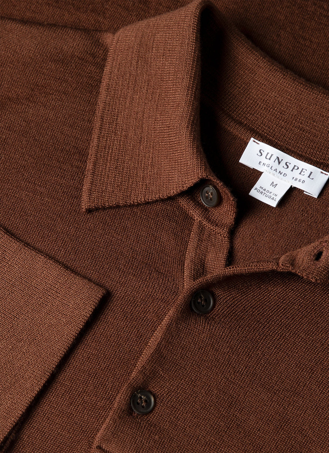 Extra‑Fine Merino Knitted Polo Shirt
