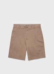 Men's Chino Shorts in Dark Stone