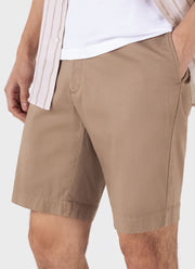 Men's Chino Shorts in Dark Stone
