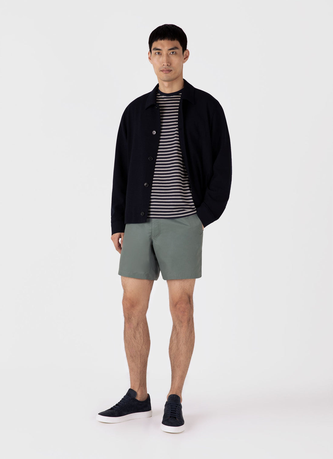 Men's Tailored Swim Shorts in Dusk Green