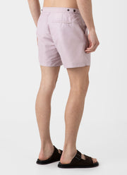 Men's Tailored Swim Short in Pale Pink