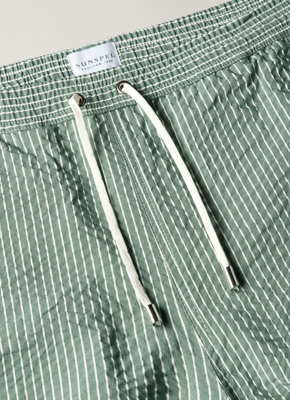 Short de bain en seersucker