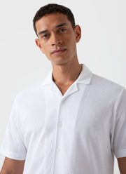Men's Riviera Camp Collar Shirt in White