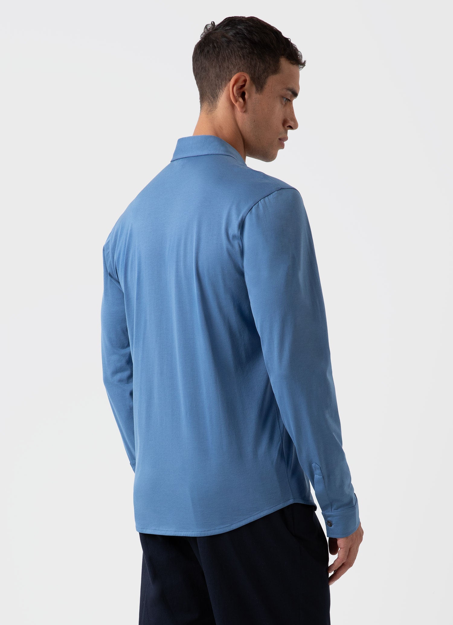 Men's Jersey Shirt in Bluestone