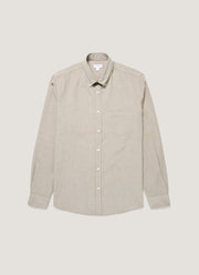 Men's Button Down Oxford Shirt in Light Khaki
