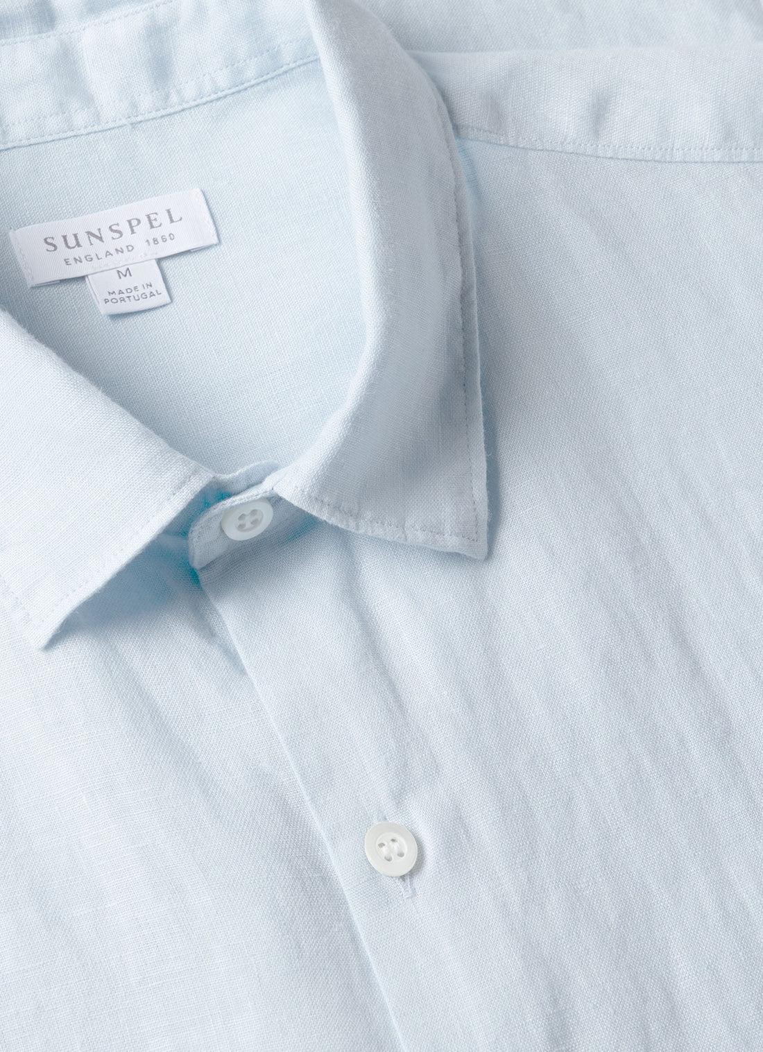 Chemise en lin à manches courtes