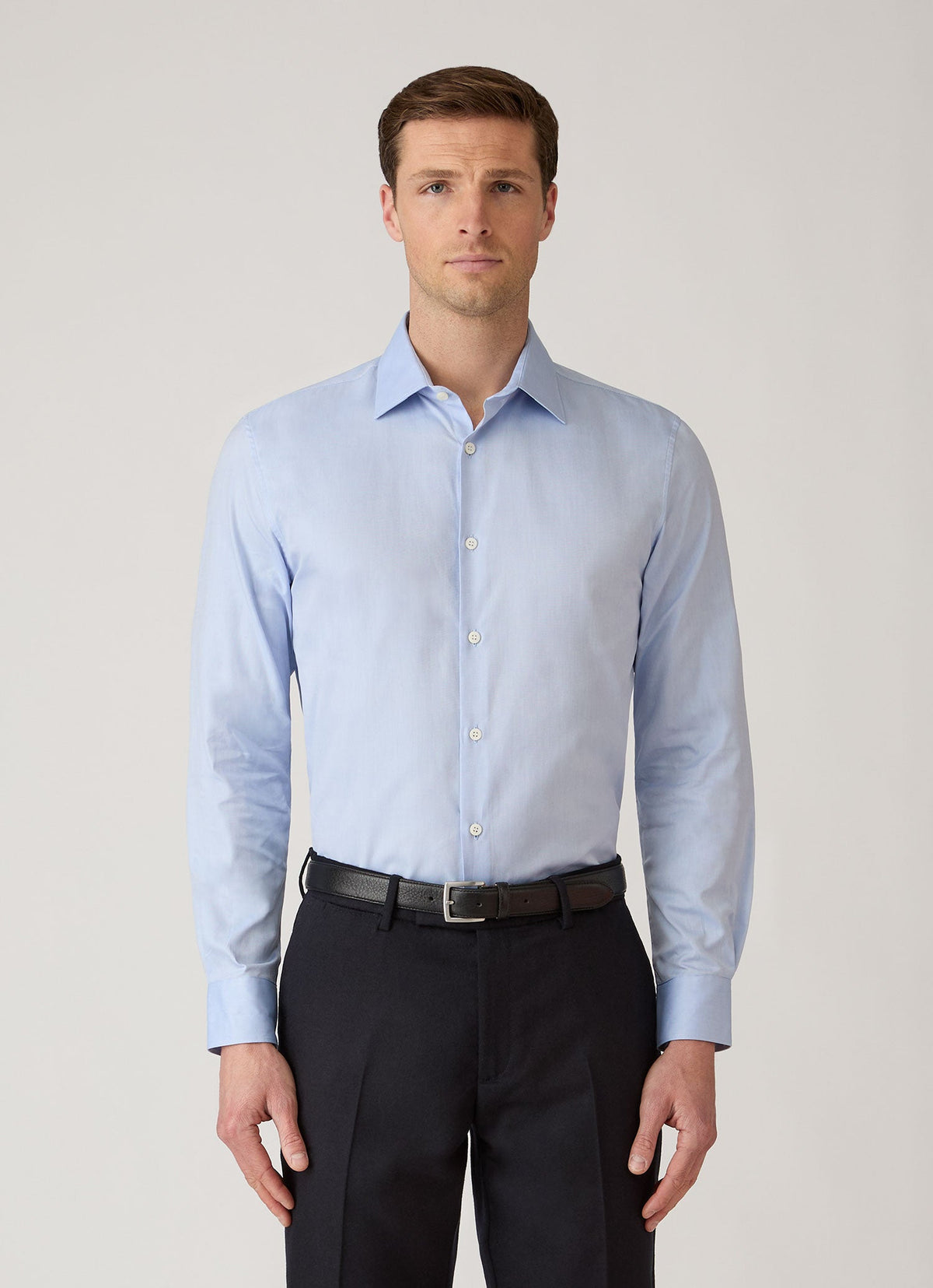 Men's Smart Oxford Shirt in Light Blue