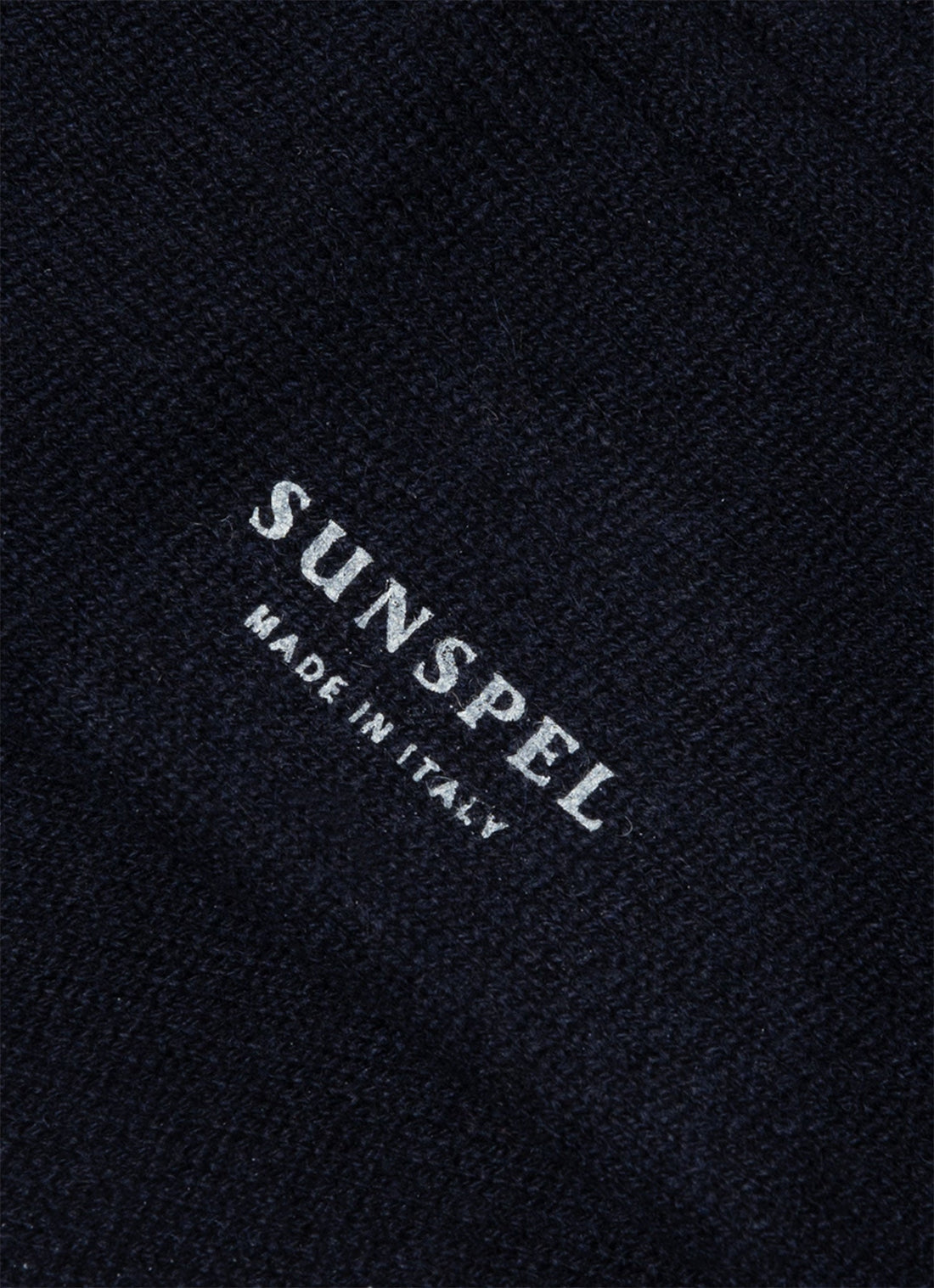 Men's Cashmere Ribbed Socks in Navy