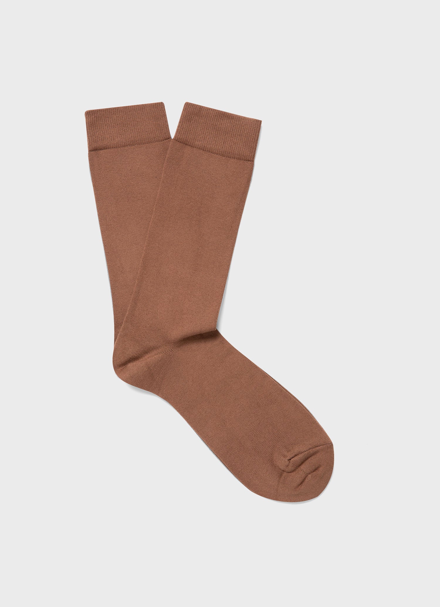 Men's Cotton Socks in Brown