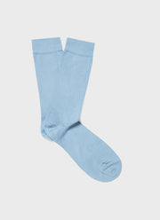 Men's Cotton Socks in Sky Blue