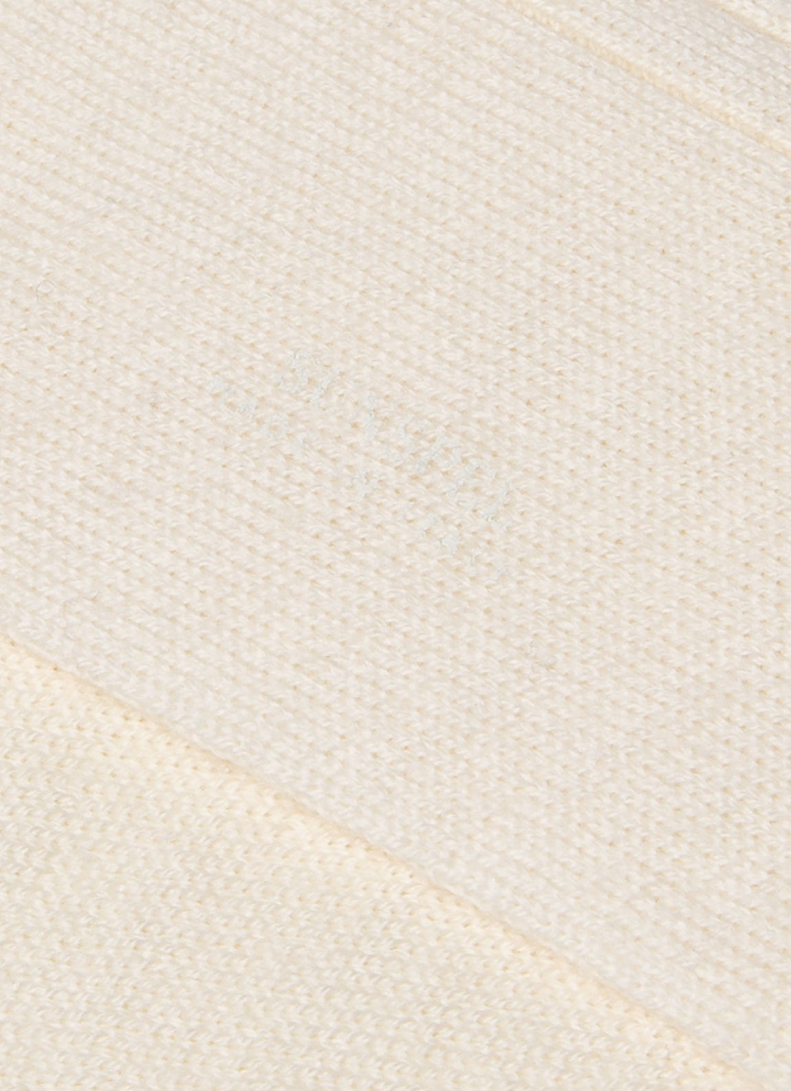 Men's Merino Wool Ribbed Socks in Archive White