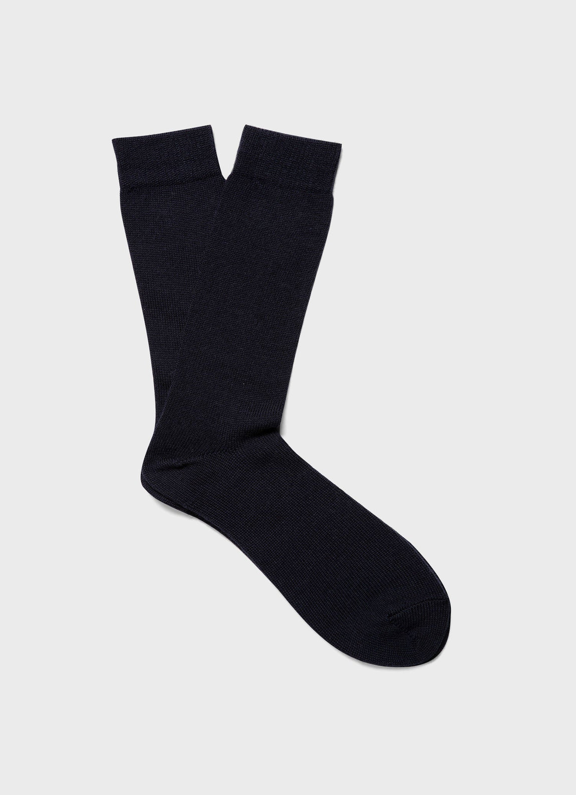 Men's Merino Wool Socks in Navy Twist