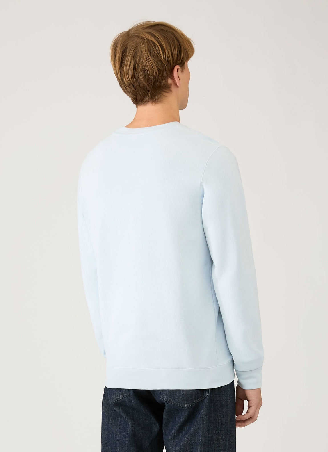 Men's Loopback Sweatshirt in Pastel Blue
