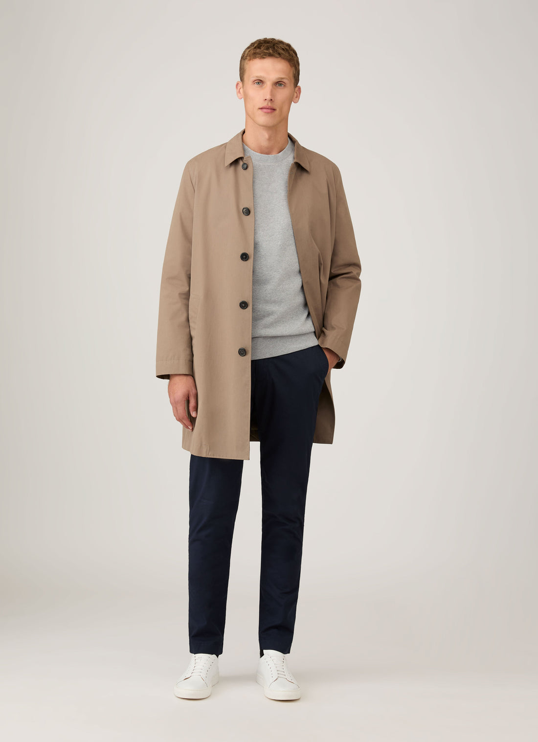Men's Loopback Sweatshirt in Grey Melange