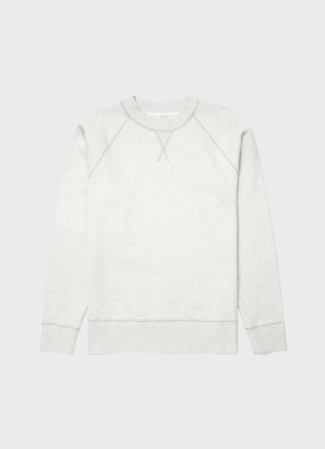 Men's Fleeceback Sweatshirt in Archive White Melange