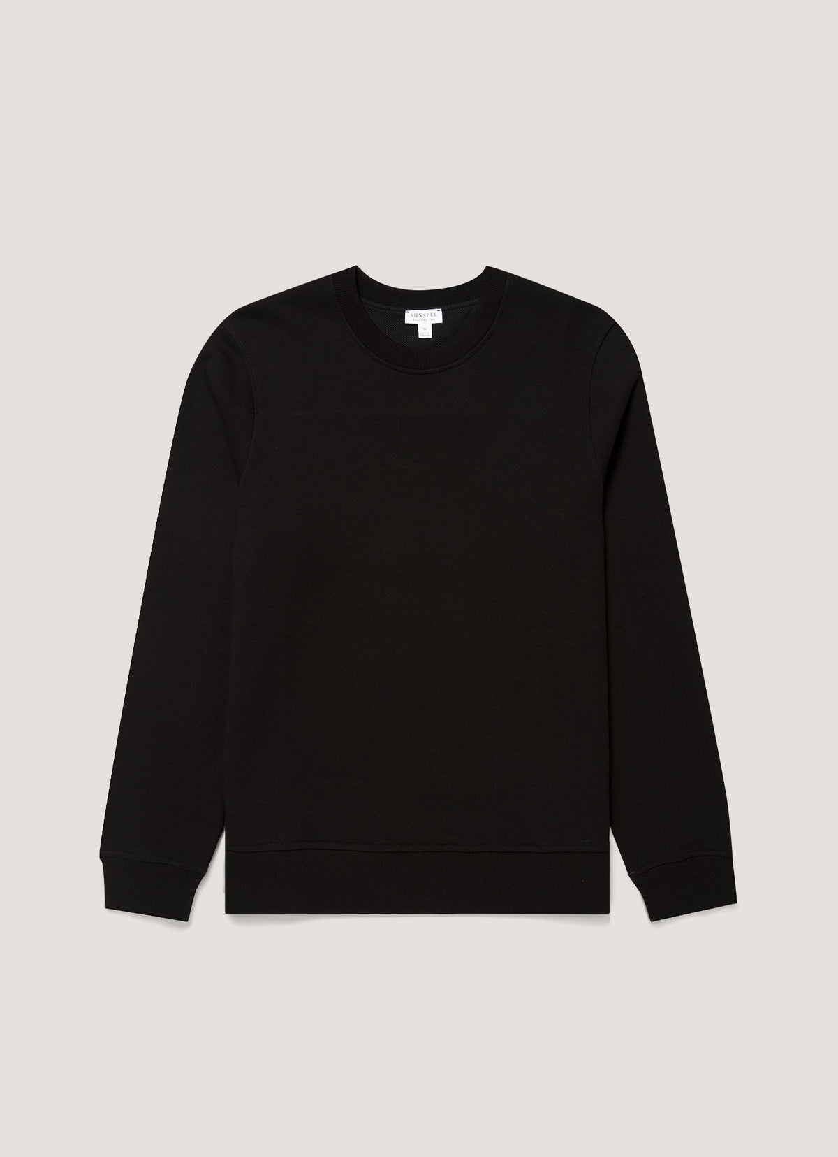 Men's Supima Loopback Sweatshirt in Black
