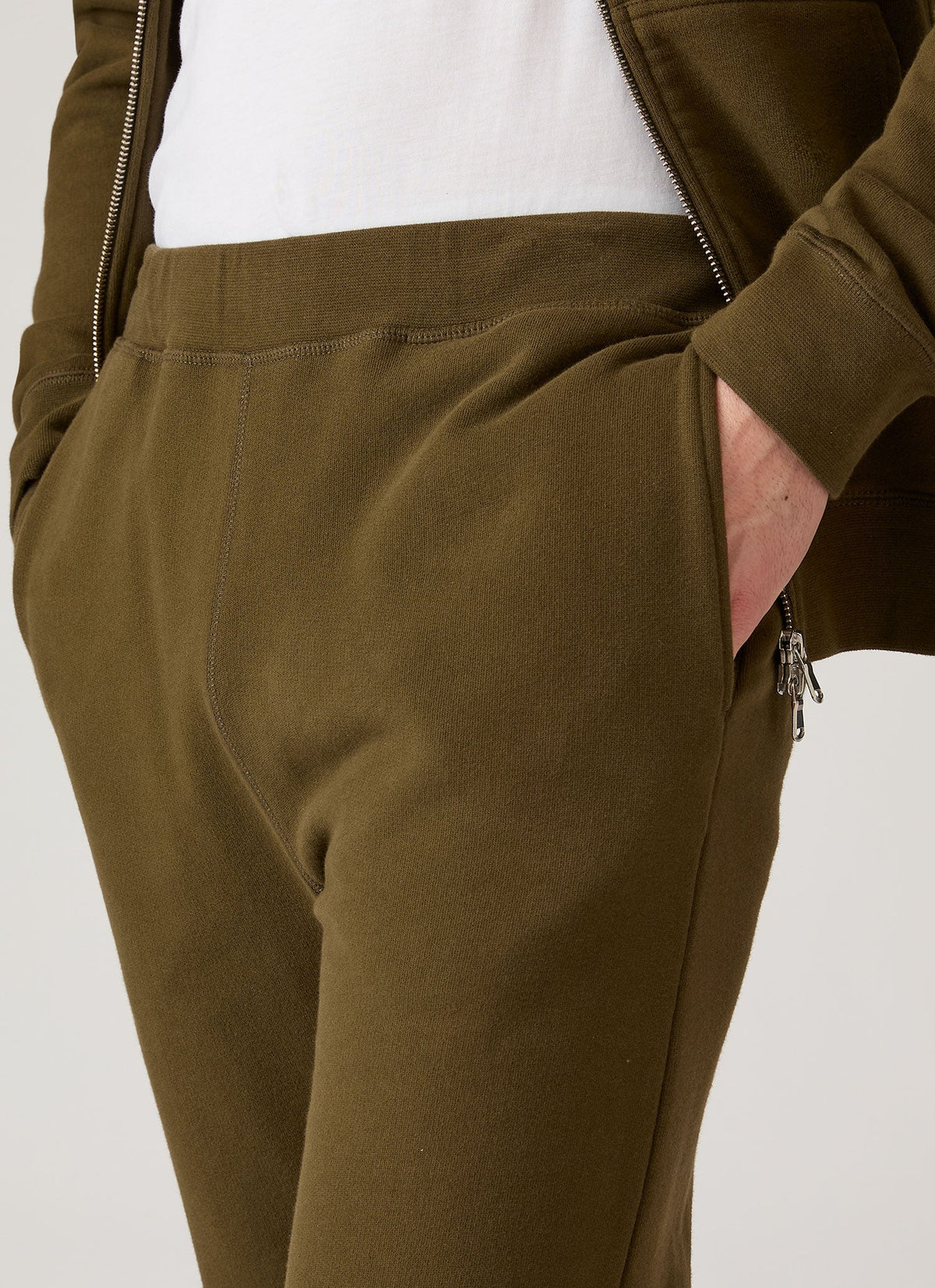 Men's Loopback Sweatpants in Loden Green