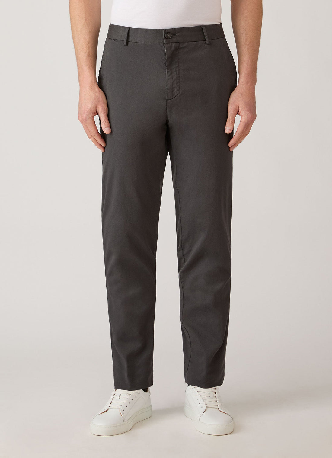 Men's Slim Fit Chino in Anthracite