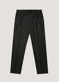 Men's Lightweight Travel Wool Trouser in Dark Charcoal Melange