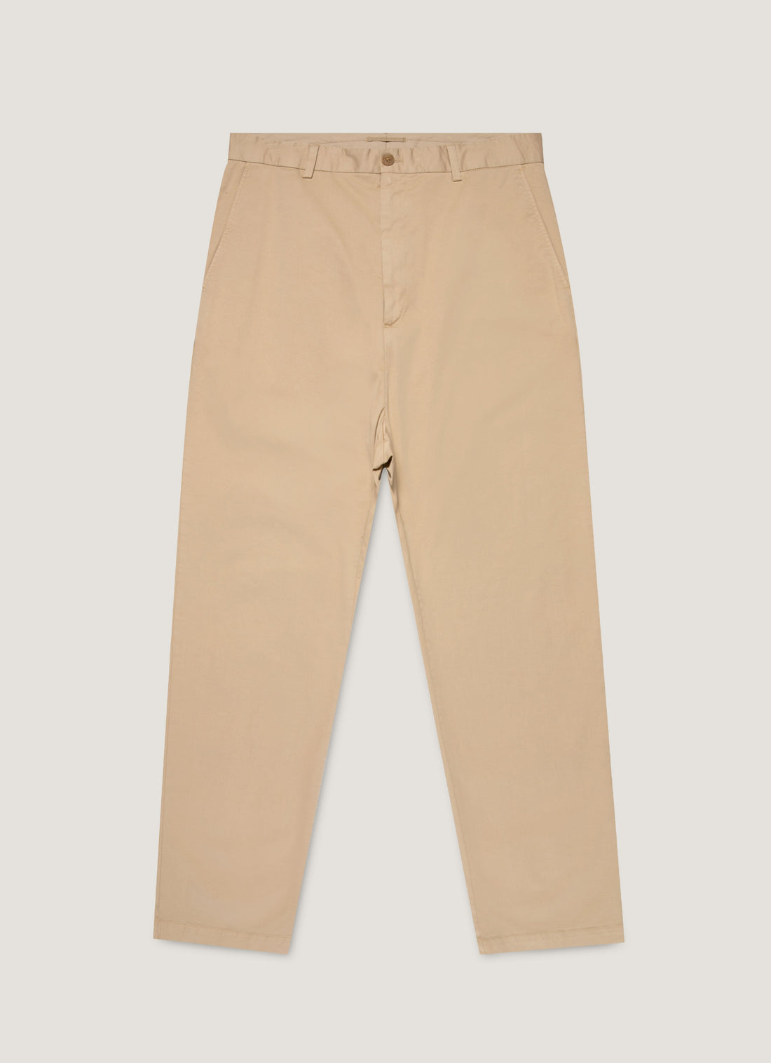 Men's Regular Fit Chino in Light Stone