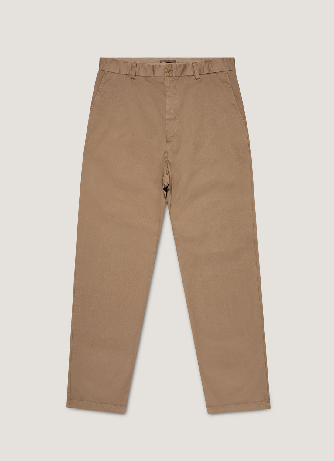 Men's Regular Fit Chino in Dark Stone