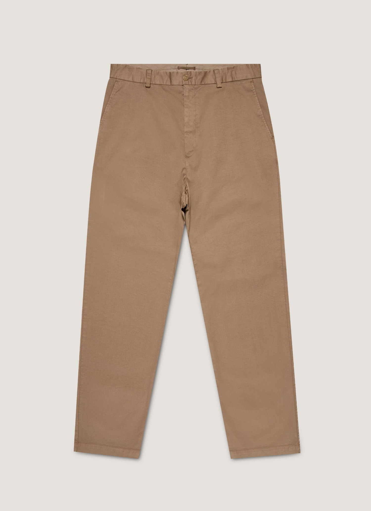 Men's Regular Fit Chino in Dark Stone