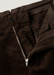 Men's Corduroy Two-Piece Suit in Coffee