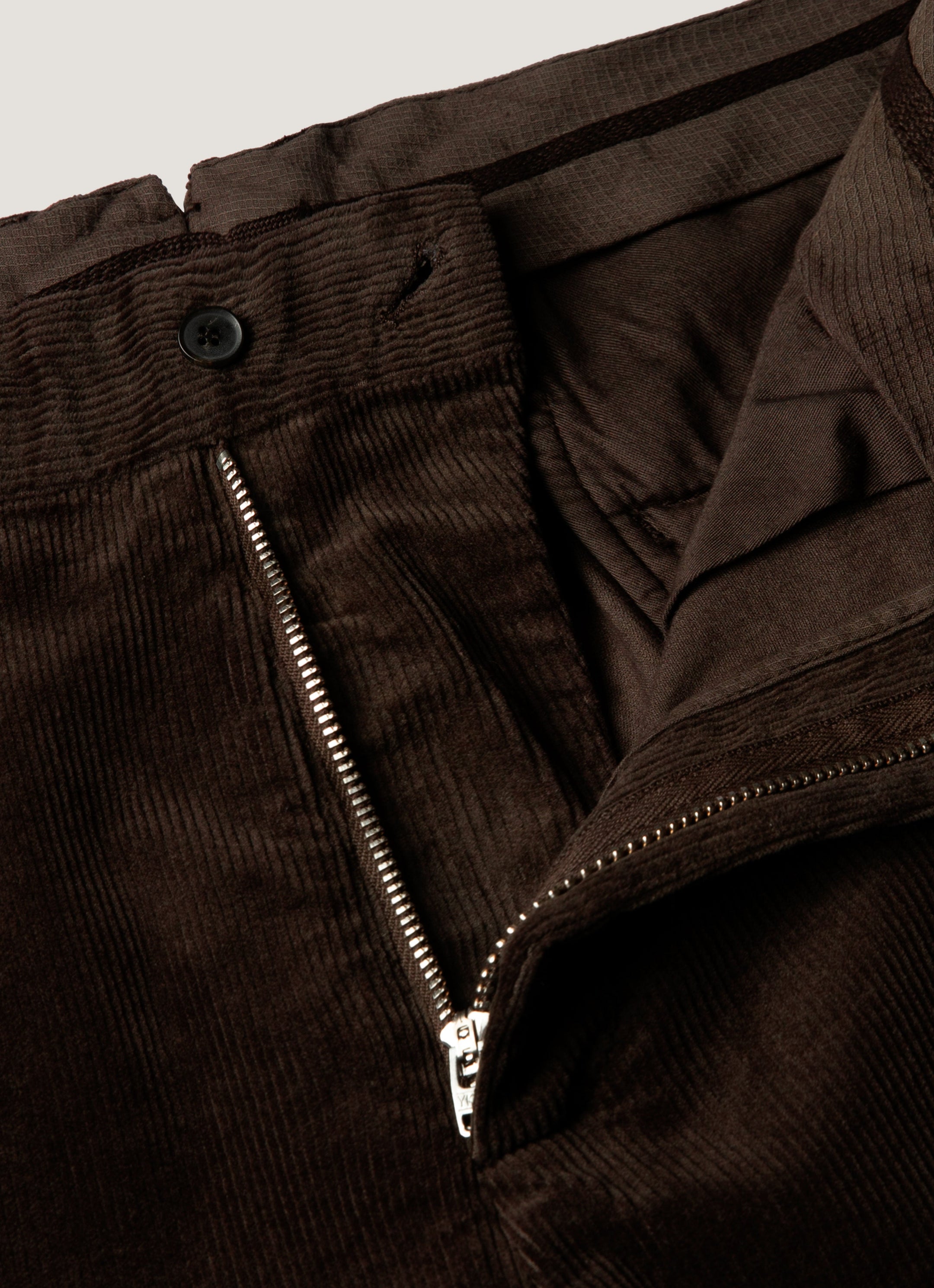 Men's Corduroy Two-Piece Suit in Coffee
