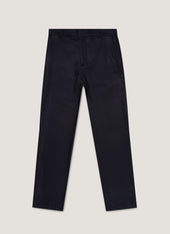 Men's Wool Cashmere Flannel Trouser in Navy