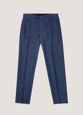 Men's Linen Trouser in Light Navy