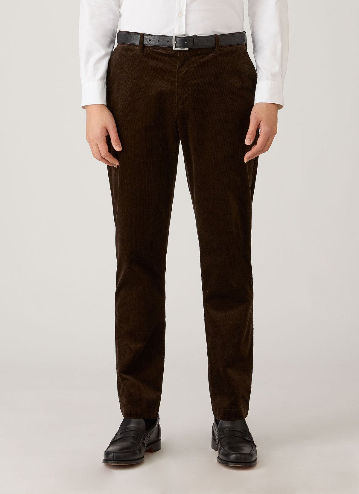 Men's Corduroy Trouser in Dark Chocolate