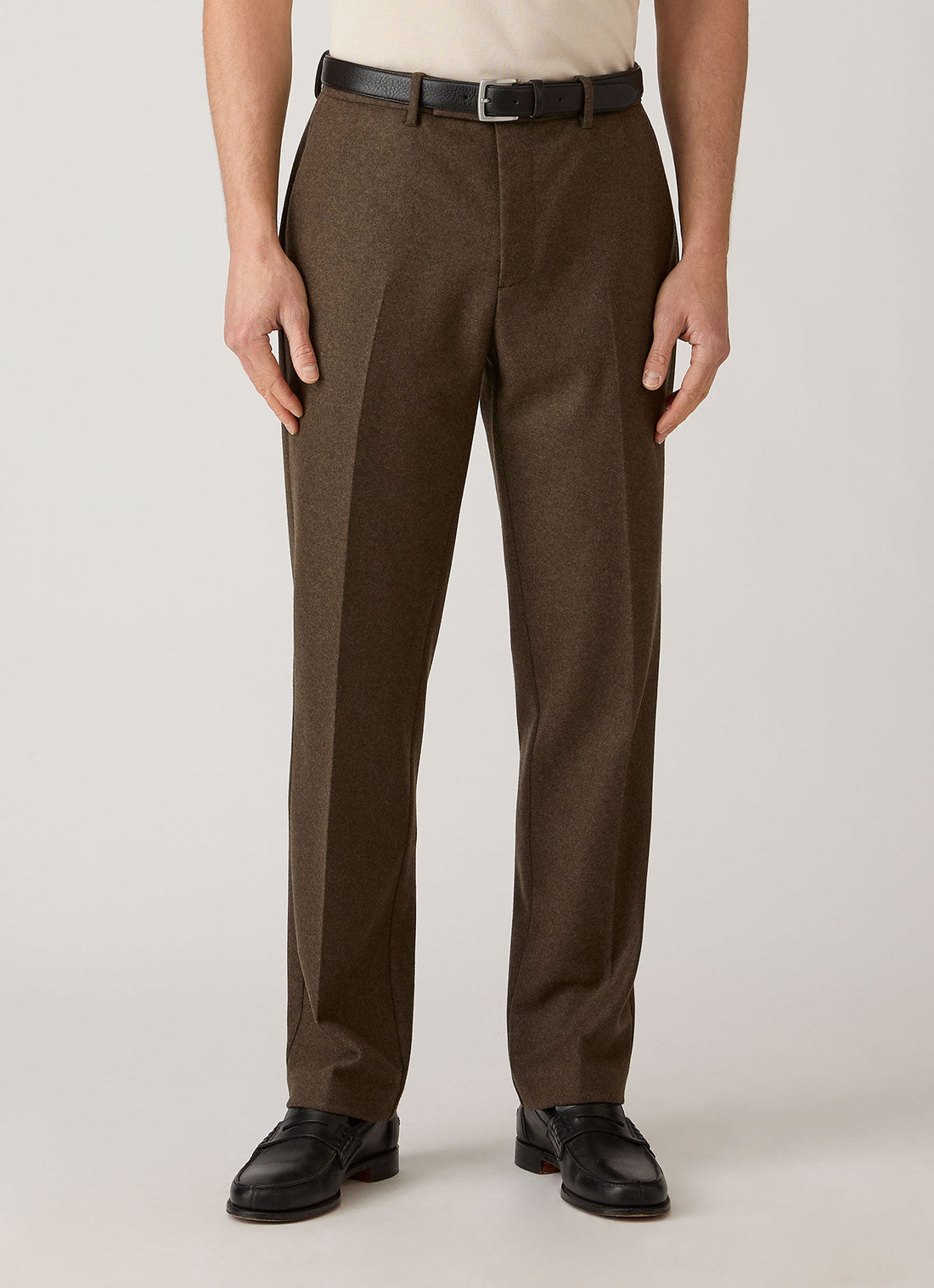Men's Boiled Wool Trouser in Loden Green