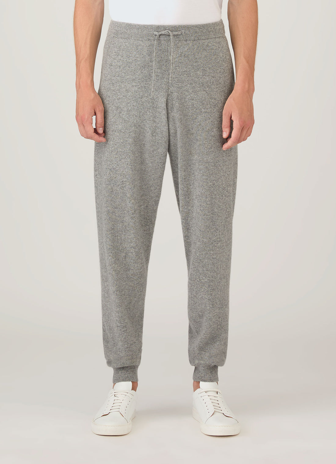 Men's Cashmere Lounge Pant in Grey Melange