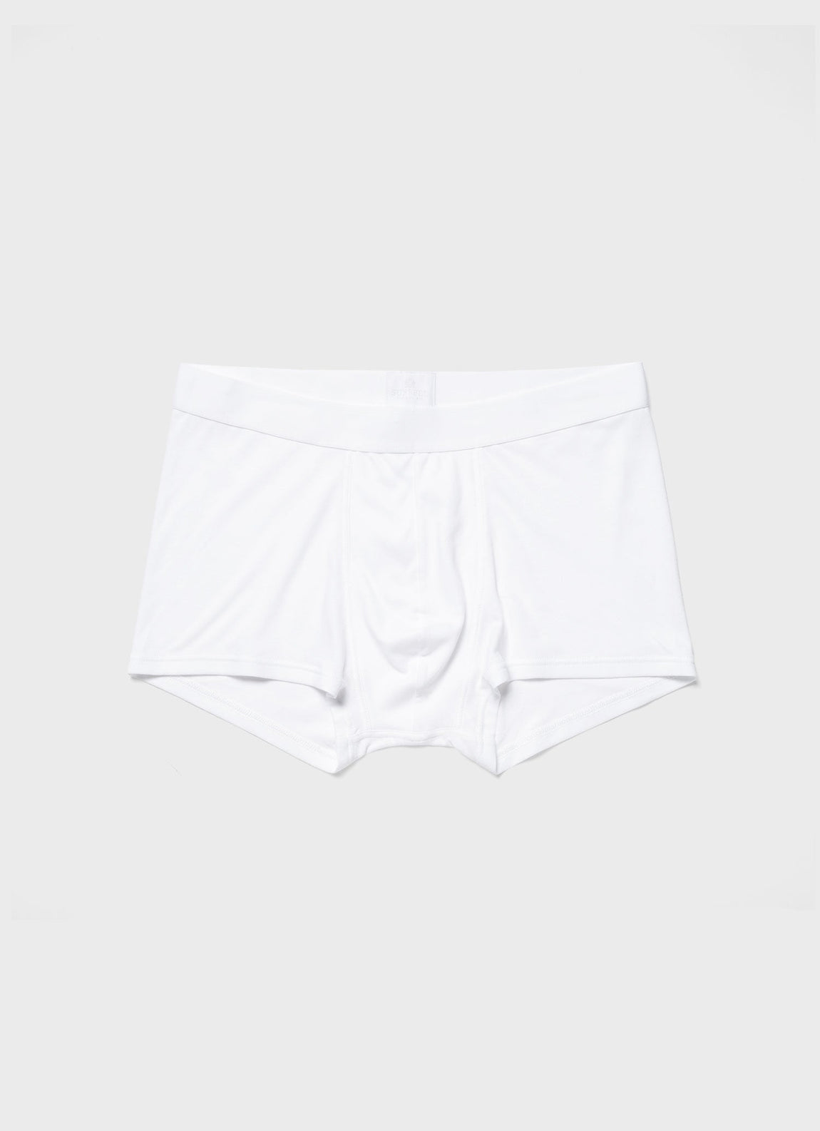 Men's Sea Island Cotton Trunks in White